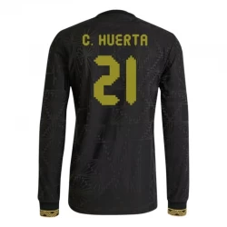 Mexico Fodboldtrøjer C. Huerta #21 2025 Black Gold Cup Tredjetrøje Mænd Lange Ærmer