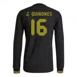 Mexico Fodboldtrøjer J. Quinones #16 2025 Black Gold Cup Tredjetrøje Mænd Lange Ærmer