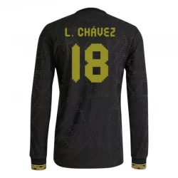 Mexico Fodboldtrøjer L. Chavez #18 2025 Black Gold Cup Tredjetrøje Mænd Lange Ærmer