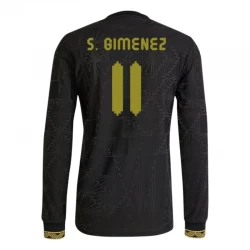 Mexico Fodboldtrøjer S. Gimenez #11 2025 Black Gold Cup Tredjetrøje Mænd Lange Ærmer