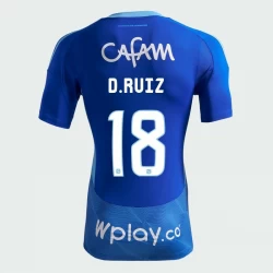 Millonarios FC D. Ruiz #18 Fodboldtrøjer 2025-26 Hjemmebanetrøje Mænd