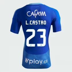 Millonarios FC L. Castro #23 Fodboldtrøjer 2025-26 Hjemmebanetrøje Mænd