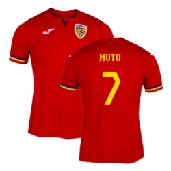 Mutu #7 Rumænien Fodboldtrøjer EM 2024 Udebanetrøje Mænd