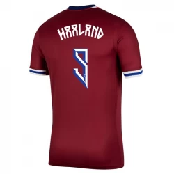 Norge Erling Haaland #9 Fodboldtrøjer 2024 Hjemmebanetrøje Mænd