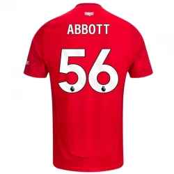 Nottingham Forest FC Abbott #56 Fodboldtrøjer 2024-25 Hjemmebanetrøje Mænd