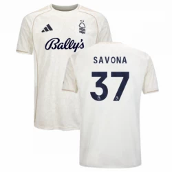 Nottingham Forest FC Fodboldtrøjer 2025-26 Savona #37 Udebanetrøje Mænd