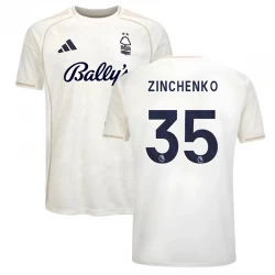 Nottingham Forest FC Fodboldtrøjer 2025-26 Zinchenko #35 Udebanetrøje Mænd