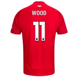 Nottingham Forest FC Wood #11 Fodboldtrøjer 2024-25 Hjemmebanetrøje Mænd