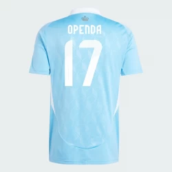 Openda #17 Belgien Fodboldtrøjer EM 2024 Udebanetrøje Mænd