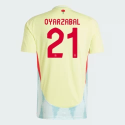 Oyarzabal #21 Spanien Fodboldtrøjer EM 2024 Udebanetrøje Mænd