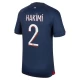 Paris Saint-Germain PSG Achraf Hakimi #2 Fodboldtrøjer 2023-24 Hjemmebanetrøje Mænd