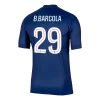 Paris Saint-Germain PSG B.Barcola #29 Fodboldtrøjer 2025-26 Hjemmebanetrøje Mænd