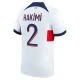 Paris Saint-Germain PSG Fodboldtrøjer 2023-24 Achraf Hakimi #2 Udebanetrøje Mænd