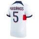 Paris Saint-Germain PSG Fodboldtrøjer 2023-24 Marquinhos #5 Udebanetrøje Mænd