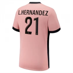 Paris Saint-Germain PSG Fodboldtrøjer L.Hernandez #21 2024-25 Tredjetrøje Mænd