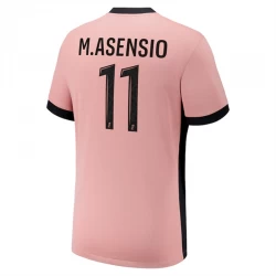 Paris Saint-Germain PSG Fodboldtrøjer M.Asensio #11 2024-25 Tredjetrøje Mænd