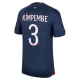 Paris Saint-Germain PSG Kimpembe #3 Fodboldtrøjer 2023-24 Hjemmebanetrøje Mænd