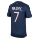 Paris Saint-Germain PSG Kylian Mbappé #7 Fodboldtrøjer 2023-24 Hjemmebanetrøje Mænd