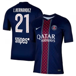 Paris Saint-Germain PSG L. Hernandez #21 Fodboldtrøjer 2025-26 Hjemmebanetrøje Mænd