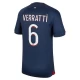 Paris Saint-Germain PSG Marco Verratti #6 Fodboldtrøjer 2023-24 Hjemmebanetrøje Mænd