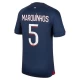 Paris Saint-Germain PSG Marquinhos #5 Fodboldtrøjer 2023-24 Hjemmebanetrøje Mænd