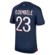 Paris Saint-Germain PSG Ousmane Dembélé #23 Fodboldtrøjer 2023-24 Hjemmebanetrøje Mænd