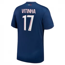 Paris Saint-Germain PSG Vitinha #17 Fodboldtrøjer 2024-25 Hjemmebanetrøje Mænd