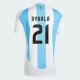Paulo Dybala #21 Argentina Fodboldtrøjer Copa America 2024 Hjemmebanetrøje Mænd