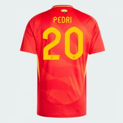 Pedri #20 Spanien Fodboldtrøjer EM 2024 Hjemmebanetrøje Mænd