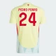 Pedro Porro #24 Spanien Fodboldtrøjer EM 2024 Udebanetrøje Mænd