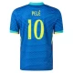 Pele #10 Brasilien Fodboldtrøjer Copa America 2024 Udebanetrøje Mænd