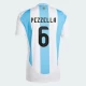 Pezzella #6 Argentina Fodboldtrøjer Copa America 2024 Hjemmebanetrøje Mænd