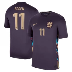 Phil Foden #11 England Fodboldtrøjer EM 2024 Udebanetrøje Mænd