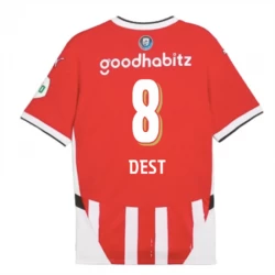 PSV Eindhoven Dest #8 Fodboldtrøjer 2024-25 Hjemmebanetrøje Mænd