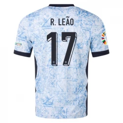 Rafael Leão #17 Portugal Fodboldtrøjer EM 2024 Udebanetrøje Mænd