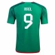 Raul #9 Mexico Fodboldtrøjer VM 2022 Hjemmebanetrøje Mænd