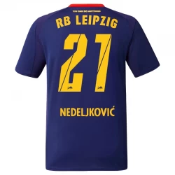 RB Leipzig Fodboldtrøjer 2025-26 Nedeljkovic #21 Udebanetrøje Mænd