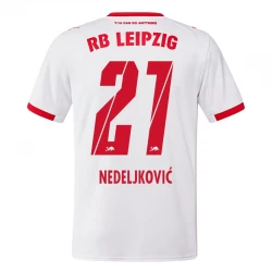 RB Leipzig Nedeljkovic #21 Fodboldtrøjer 2025-26 Hjemmebanetrøje Mænd