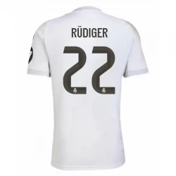 Real Madrid Antonio Rudiger #22 Fodboldtrøjer 2025-26 Hjemmebanetrøje Mænd