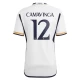 Real Madrid Camavinga #12 Fodboldtrøjer 2023-24 Hjemmebanetrøje Mænd