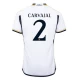 Real Madrid Carvajal #2 Fodboldtrøjer 2023-24 Hjemmebanetrøje Mænd