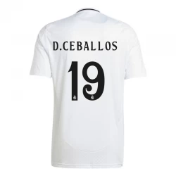 Real Madrid D. Ceballos #19 Fodboldtrøjer 2024-25 Hjemmebanetrøje Mænd