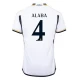 Real Madrid David Alaba #4 Fodboldtrøjer 2023-24 Hjemmebanetrøje Mænd