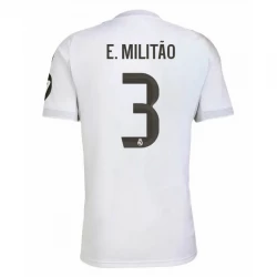 Real Madrid E. Militao #3 Fodboldtrøjer 2025-26 Hjemmebanetrøje Mænd