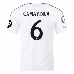 Real Madrid Eduardo Camavinga #6 Fodboldtrøjer 2024-25 UCL Hjemmebanetrøje Mænd