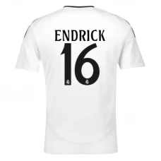 Real Madrid Endrick #16 Fodboldtrøjer 2024-25 Hjemmebanetrøje Mænd