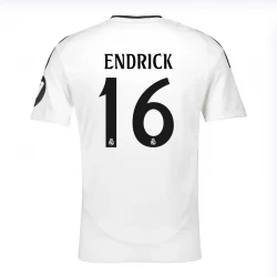 Real Madrid Endrick #16 Fodboldtrøjer 2024-25 HP Hjemmebanetrøje Mænd