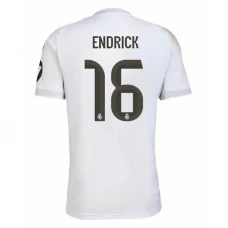 Real Madrid Endrick #16 Fodboldtrøjer 2025-26 Hjemmebanetrøje Mænd