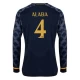 Real Madrid Fodboldtrøjer 2023-24 David Alaba #4 Udebanetrøje Mænd Lange Ærmer