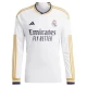 Real Madrid E. Militao #3 Fodboldtrøjer 2023-24 Hjemmebanetrøje Mænd Lange Ærmer